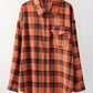 Retro Charm Oversized Plaid Shirt