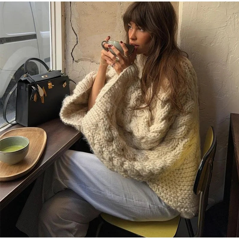 Cozy Drift Oversize Knit Pullover