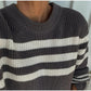 Cozy Retro Stripes Winter Sweater