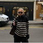 Parisian Chic: Striped Turtleneck Sweater