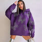 Crystal Butterfly Charm Hoodie