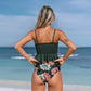TropicRuffle Beach V-Neck Bikini Set