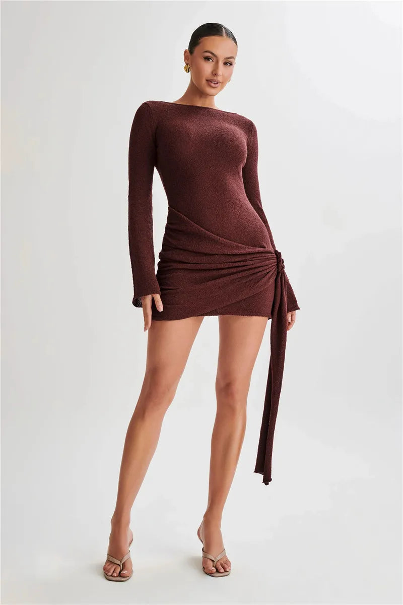 Spring Fling Knit Mini Dress