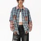 Korean Charm Plaid Blouse