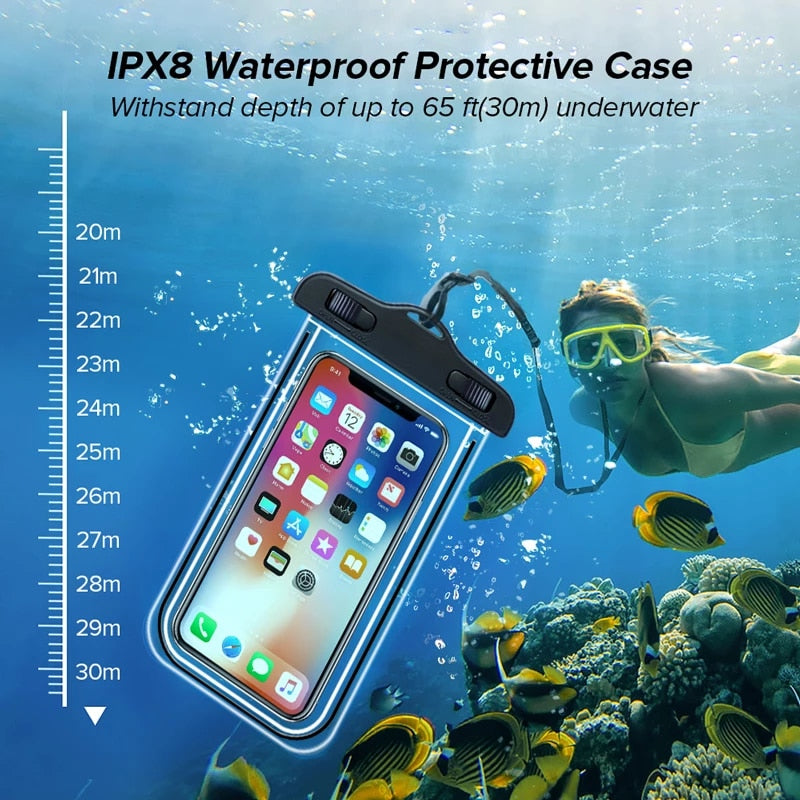 PVC Super Proof Swimming Bags Waterproof Phone Case