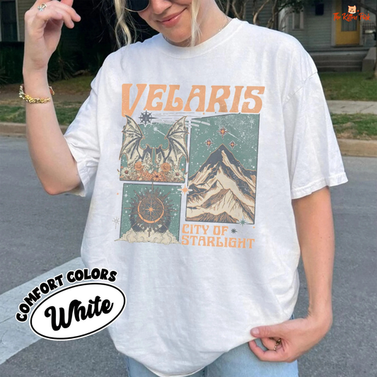 Velaris City of Starlight T-Shirt – ACOTAR Night Court Bookish Tee