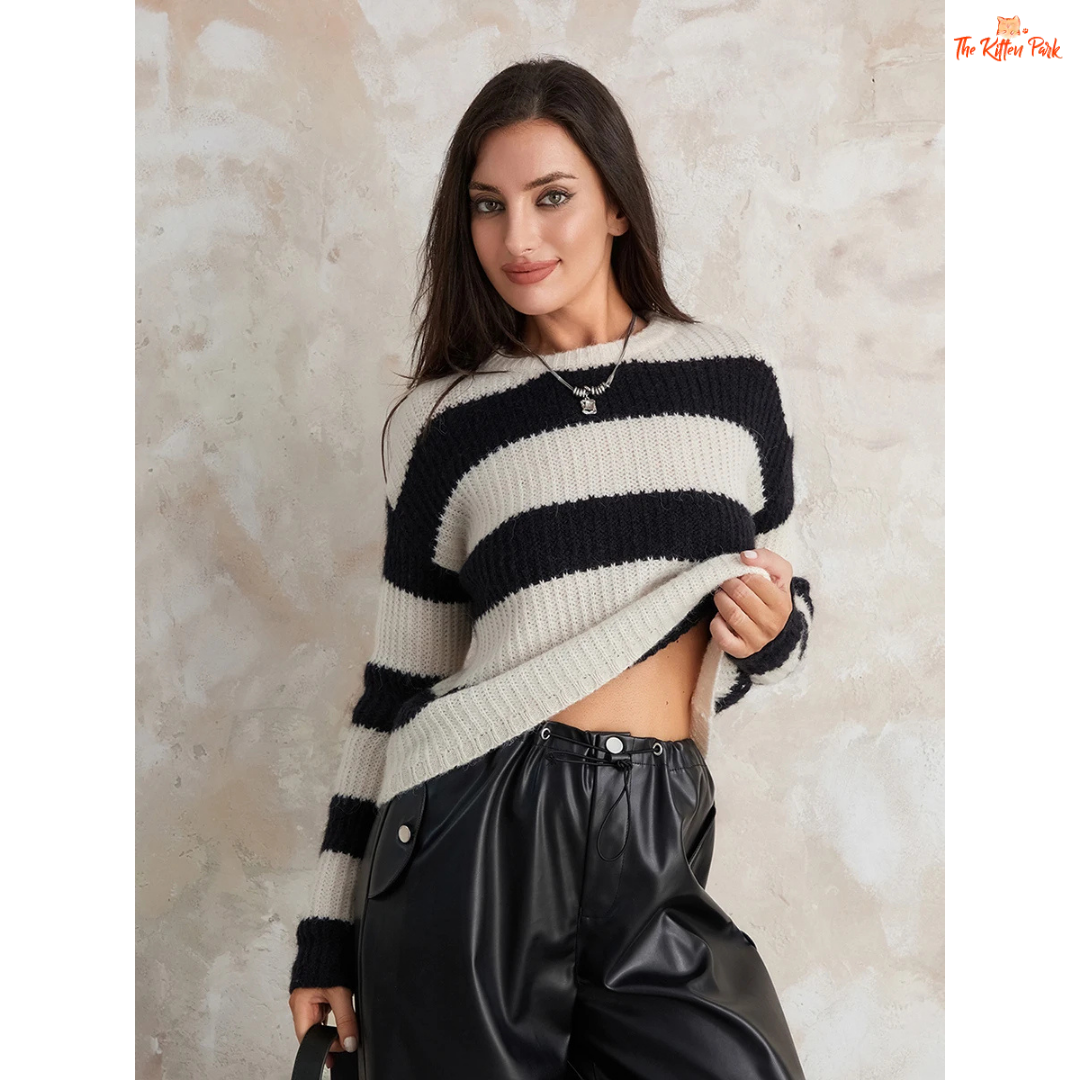 Women’s Cable Knit Sweater with chunky turtleneck, diamond-knit detail, and full sleeves in cozy medium-weight acrylic fabric.