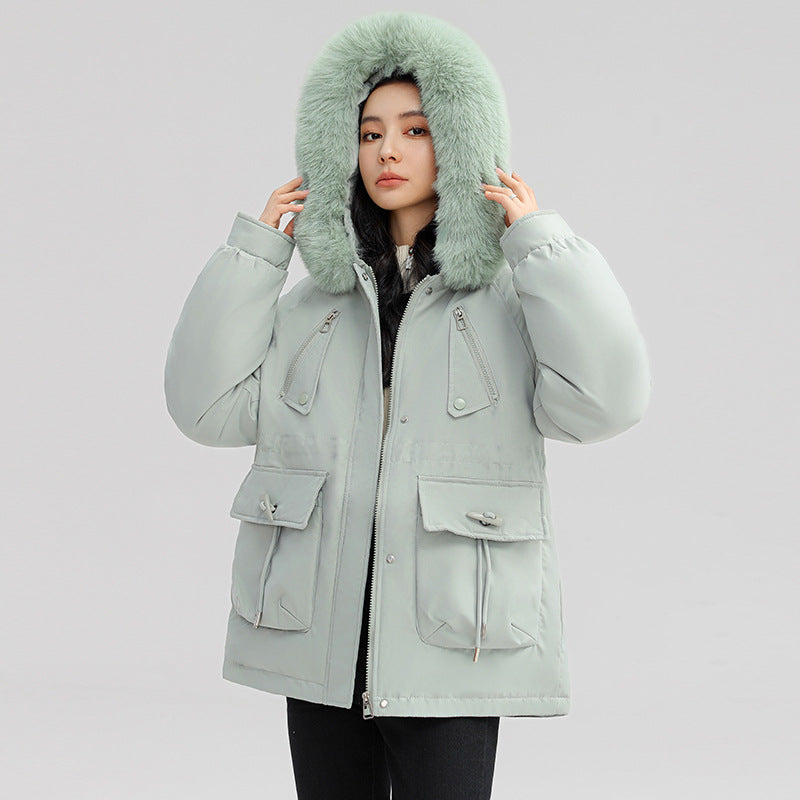 Thick Puffy Hooded Parka