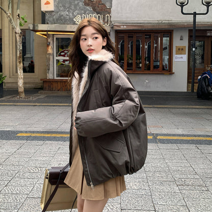 Vintage Style Hooded Parka