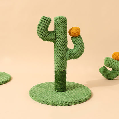 Adorable Cactus Cat Toy With Multiple Levels