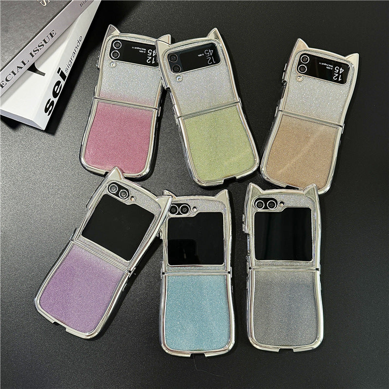 Bunny Ear Camera Protector Phone Case For Samsung