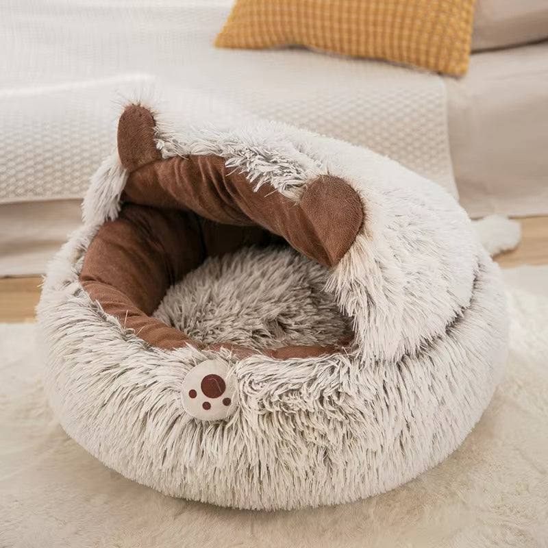 Super Soft Long Round Cat Bed