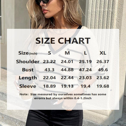 Womens Casual Loose Fit Sweater