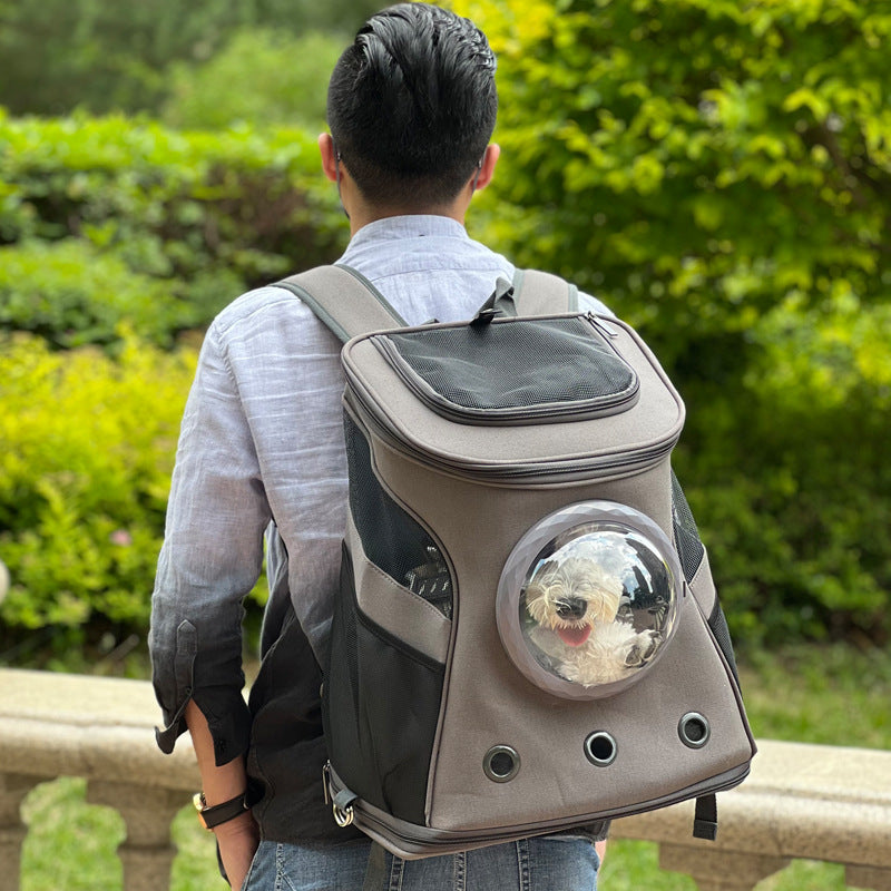 Portable Foldable Cat Dog Carrier Travel Backpack
