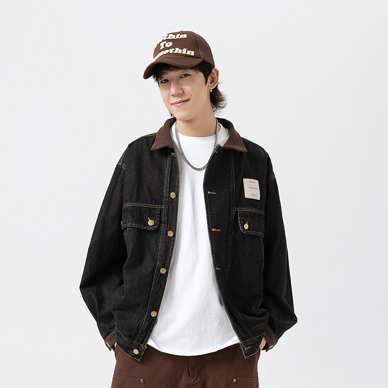 Flap Pocket Button Up Denim Jackets For Women