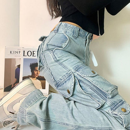 Casual Baggy Cargo Jeans