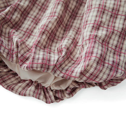 Womens Plaid Cycling Shorts