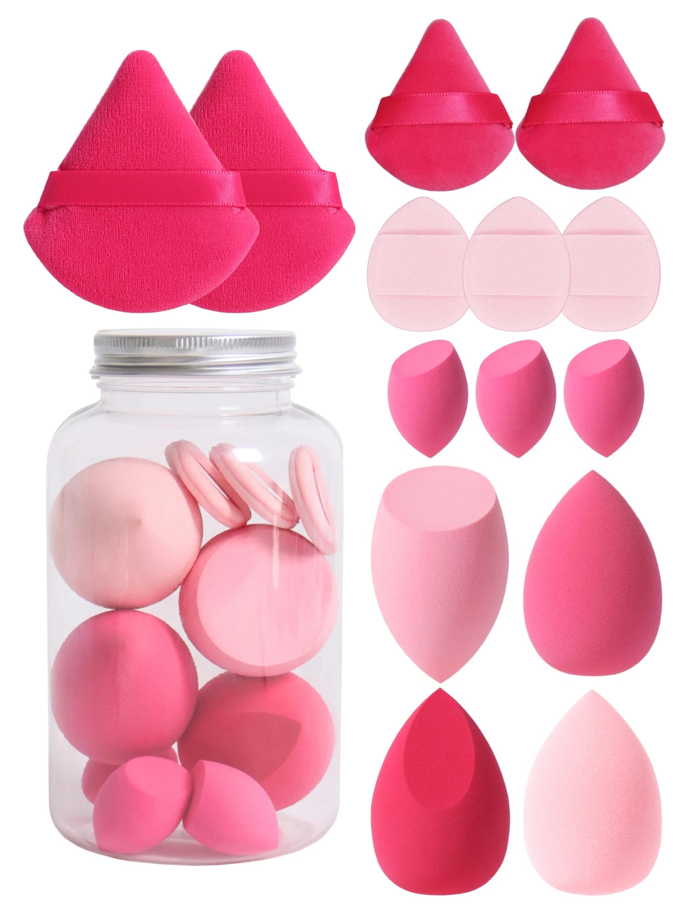🎁 14-Piece Makeup Sponge Set (100% off)