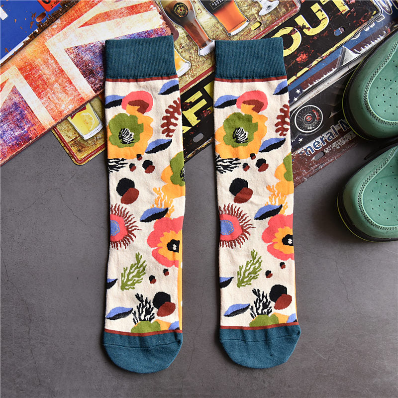 Cactus Cozy Crew Socks