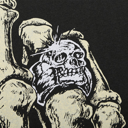 Womens Summer Skeleton Print T Shirts
