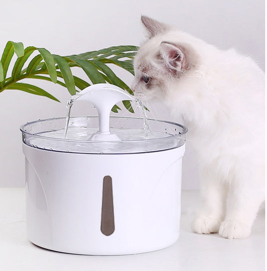USB Plug 1.5L Recirculate Filtring Pet Water Dispenser