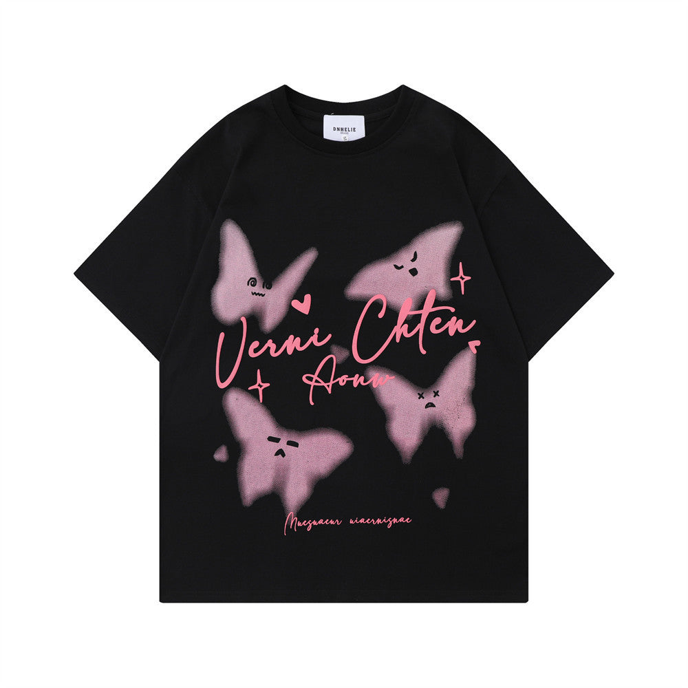 Vintage Americana Butterfly Print Tee