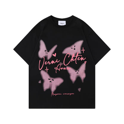 Vintage Americana Butterfly Print Tee