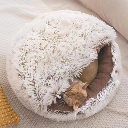 Super Soft Long Round Cat Bed