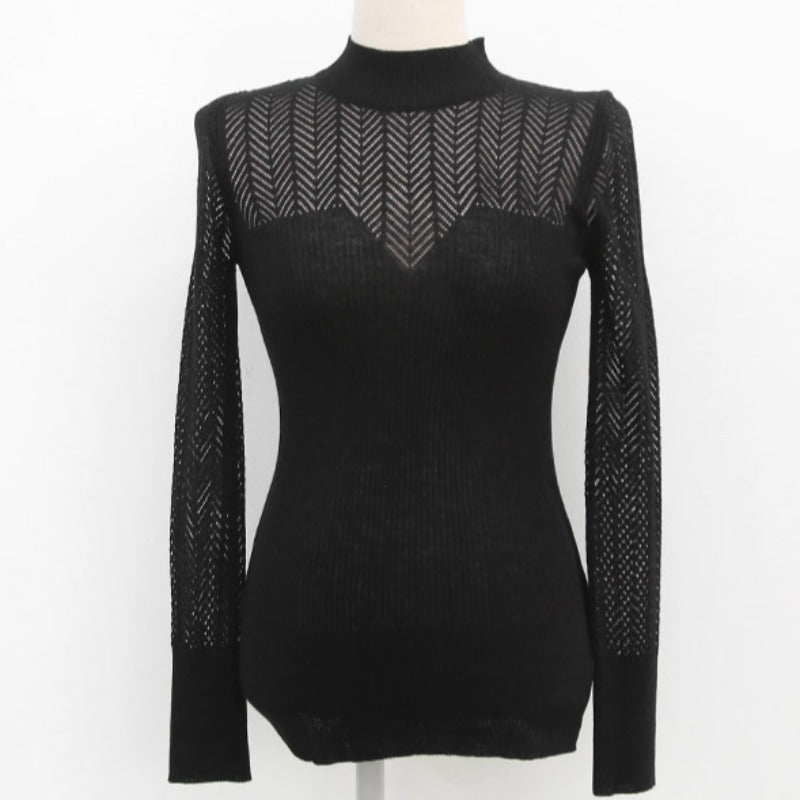 Turtleneck Slim Knitwear Women Sweater