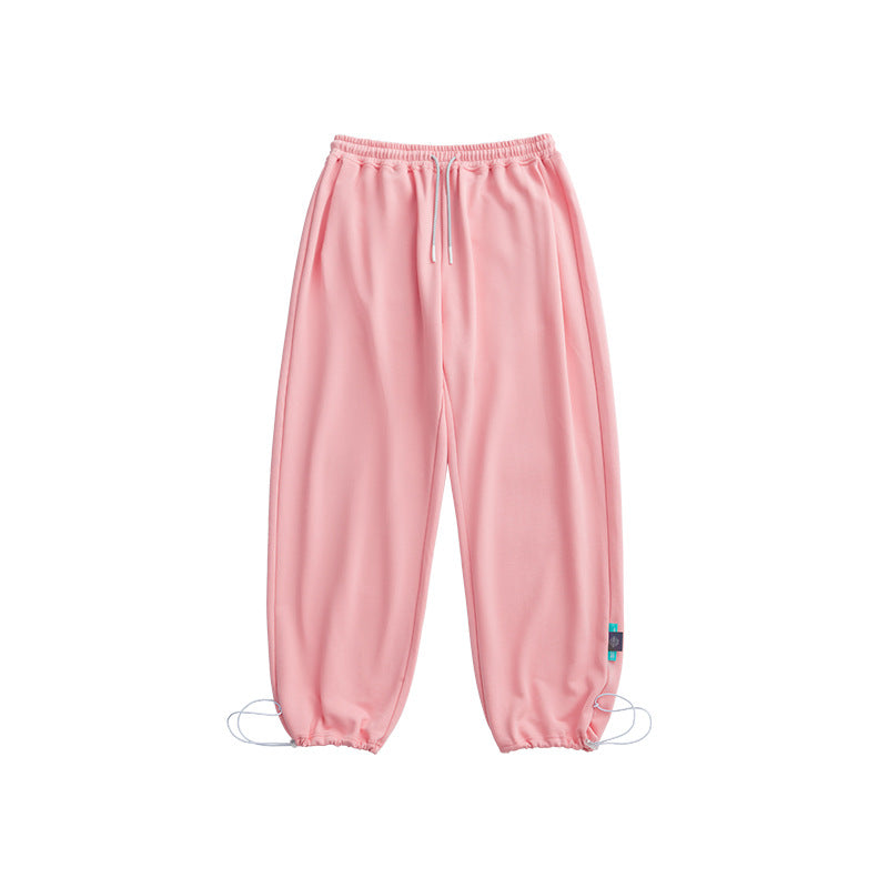 Summer Autumn Breathable Drawstring Sweatpants