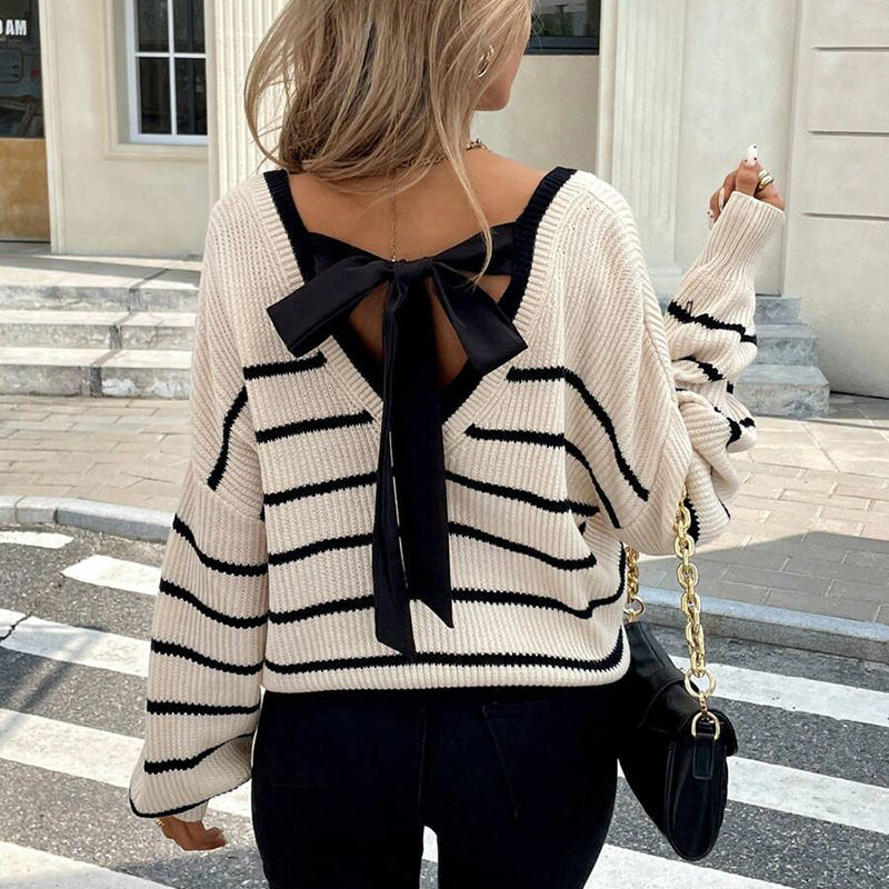 Womens Casual Loose Fit Sweater