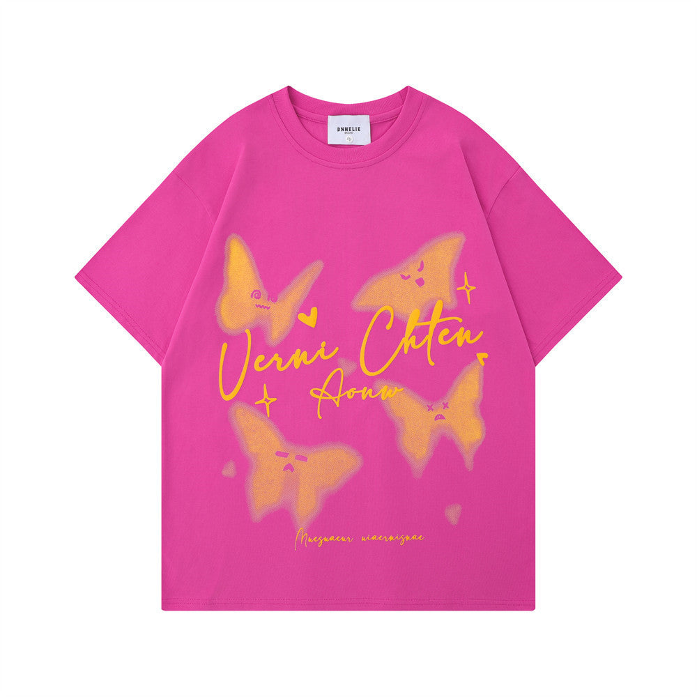 Vintage Americana Butterfly Print Tee