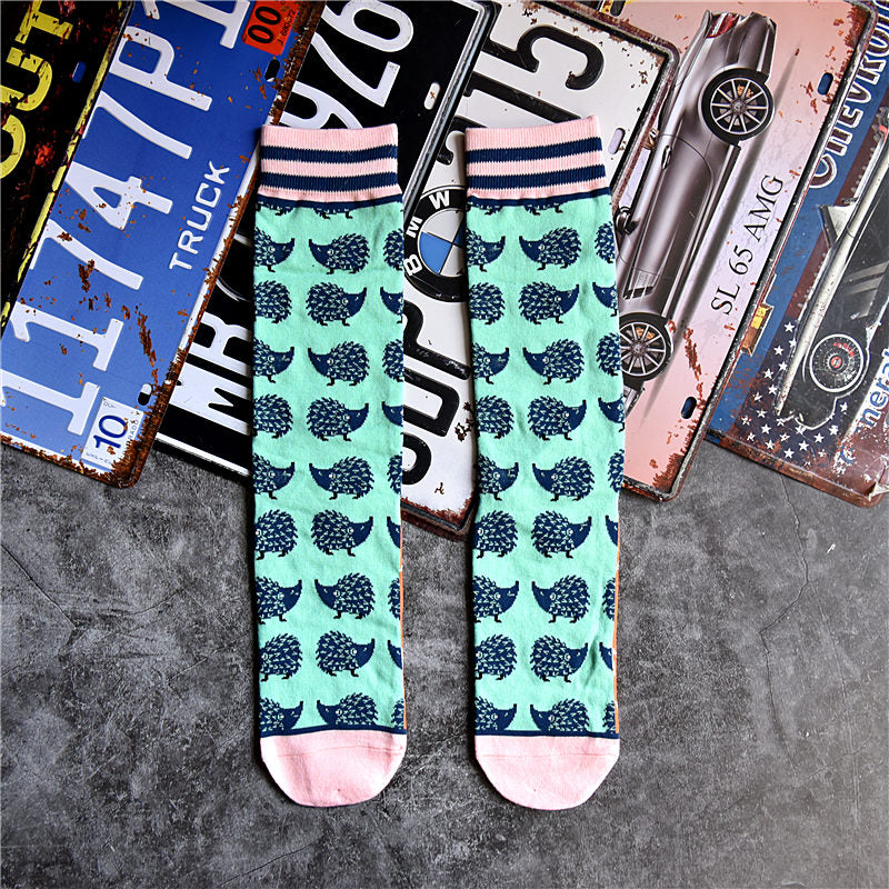 Cactus Cozy Crew Socks