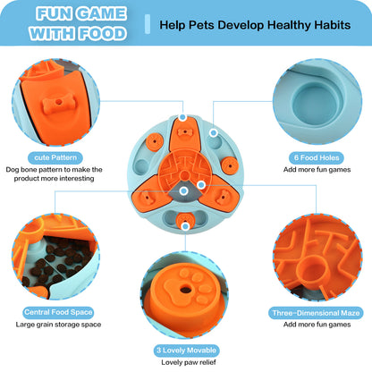Slowly Eating Training Gaming Feeder Bowl For Pet