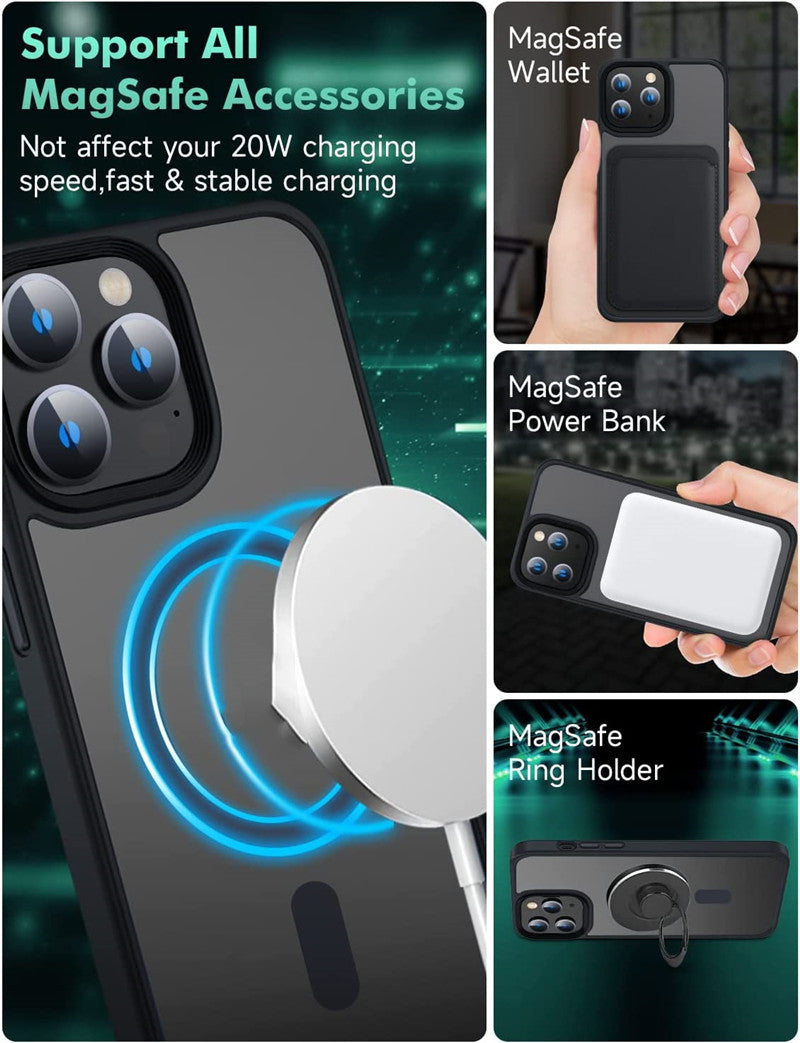 Max Protection Magnetic Wireless Charging iPhone Phone Cases