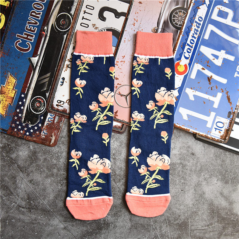 Cactus Cozy Crew Socks