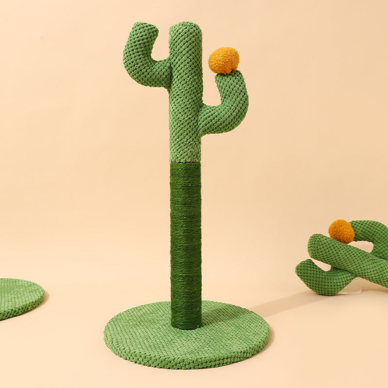 Adorable Cactus Cat Toy With Multiple Levels