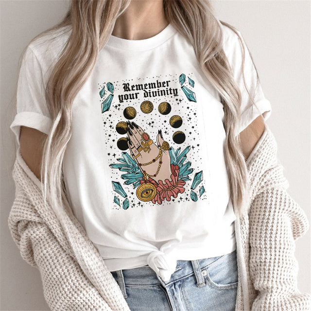 Womens Sarcasm Cartoon Cat T-Shirts