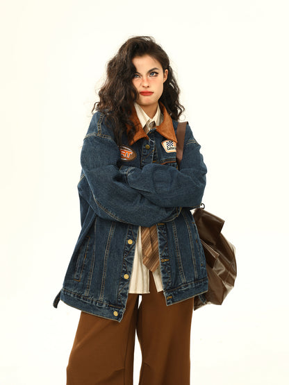 Womens Classic Vintage Denim Jacket