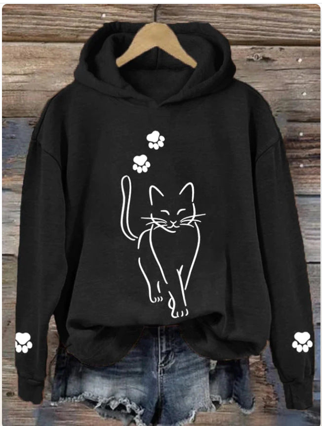 Womens New Meow Sweatshirts