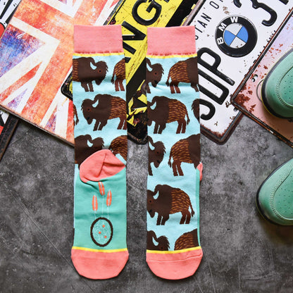 Cactus Cozy Crew Socks