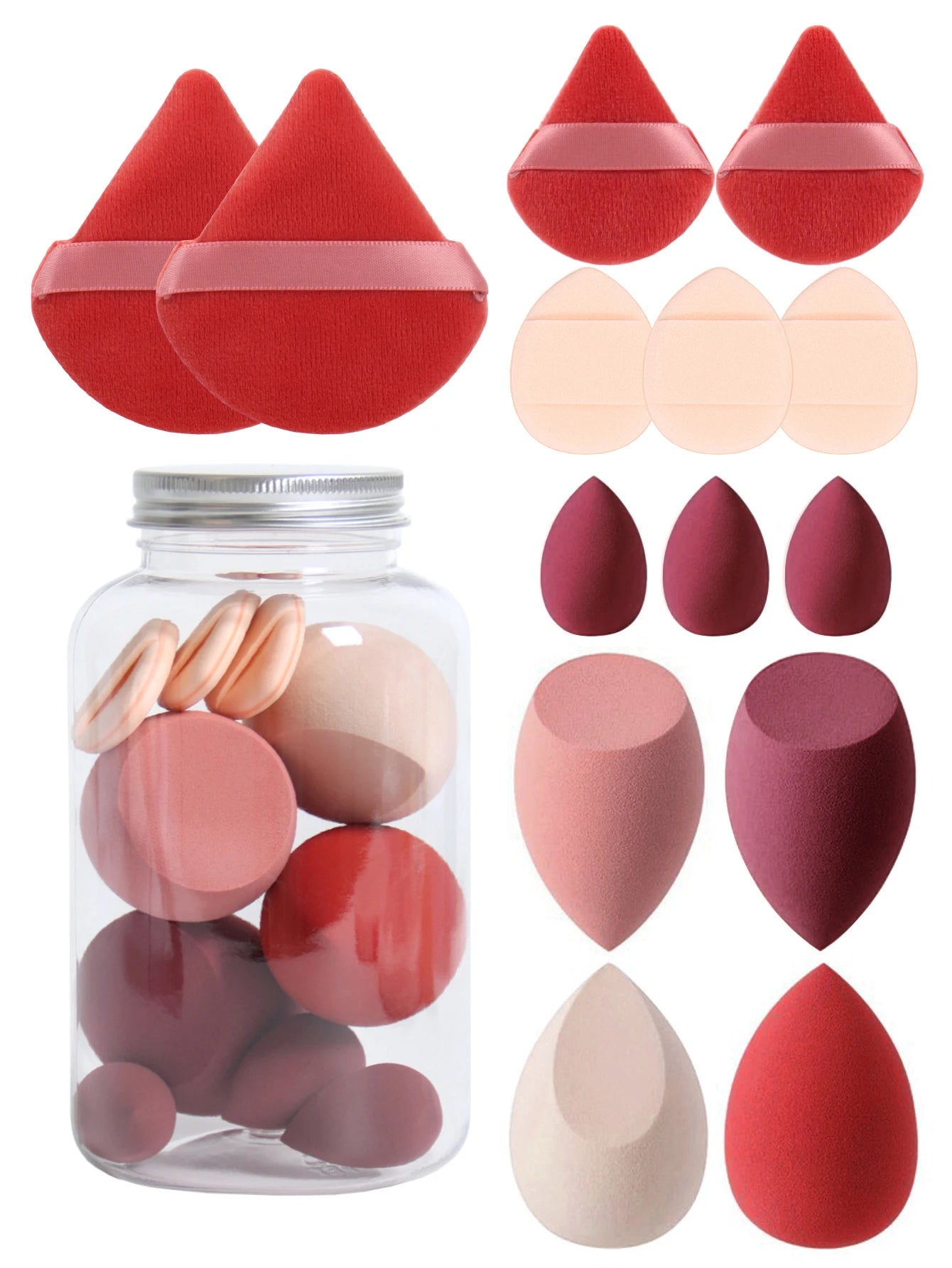 🎁 14-Piece Makeup Sponge Set (100% off)