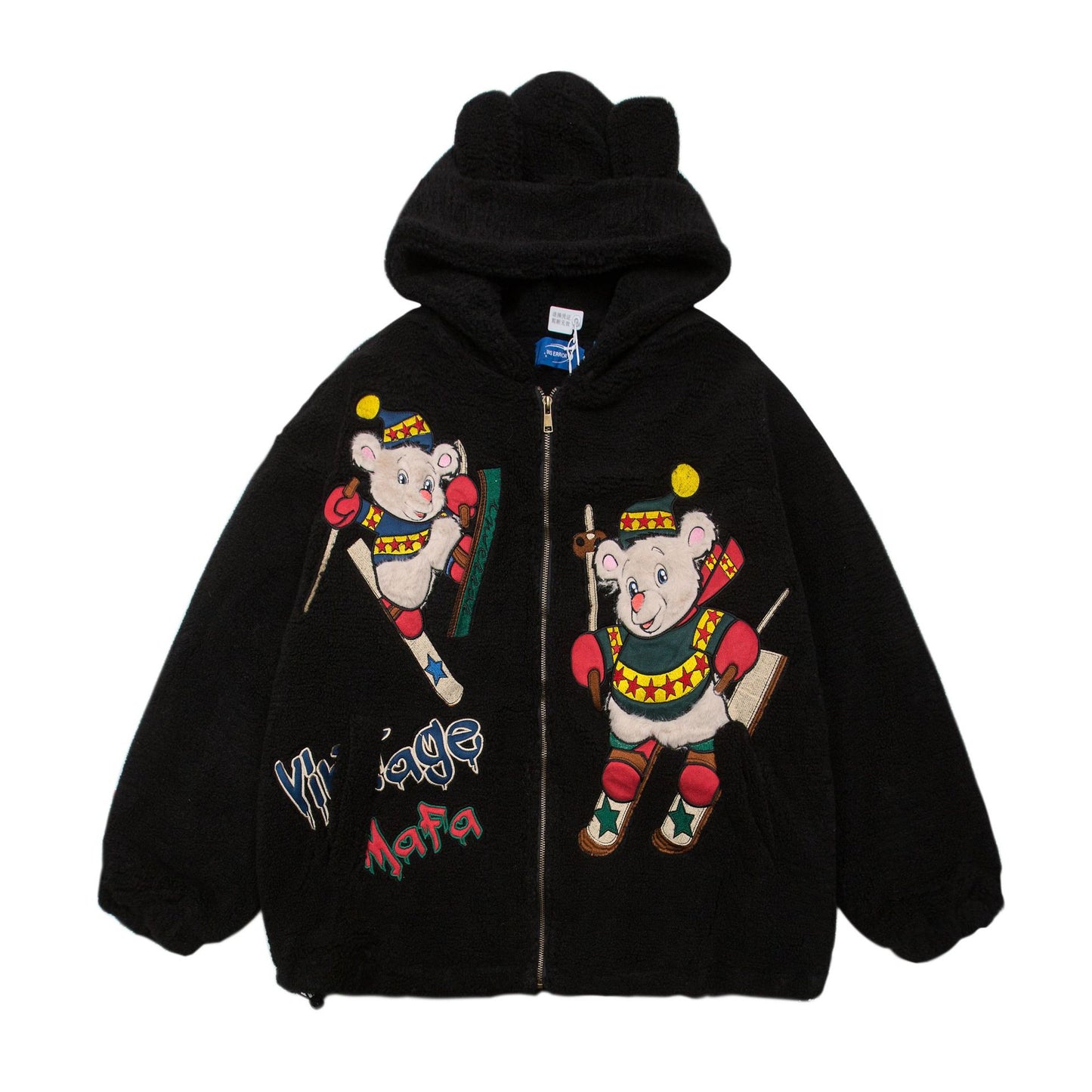 Womens Vintage Cute Bear Jackets