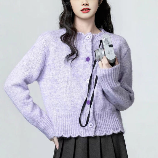 Chic Knitted Outwear Cardigan