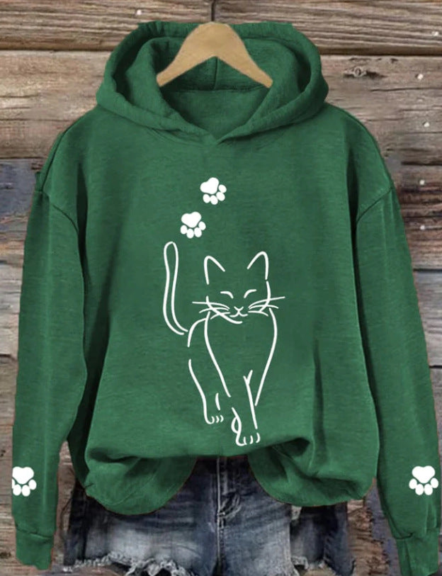 Womens New Meow Sweatshirts