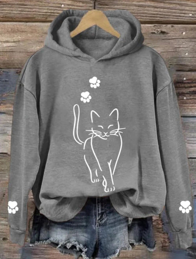 Womens New Meow Sweatshirts