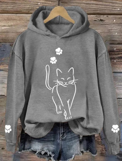 Womens New Meow Sweatshirts