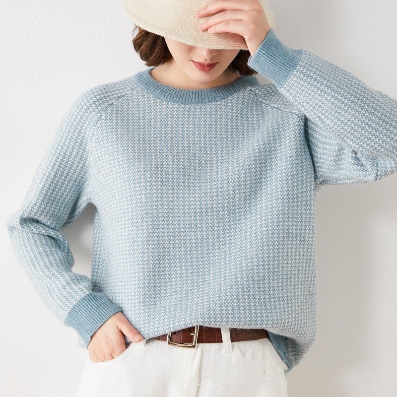 Womens Thick Cotton Wool Knitted Warmy Sweater