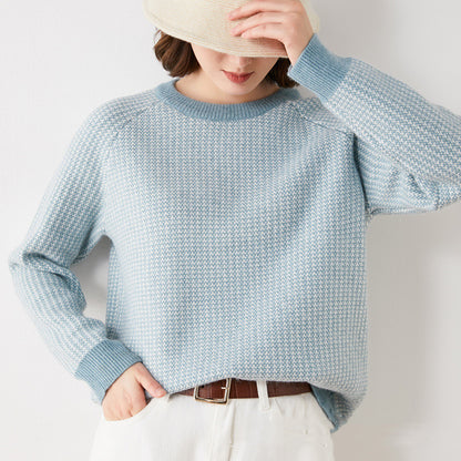 Womens Thick Cotton Wool Knitted Warmy Sweater
