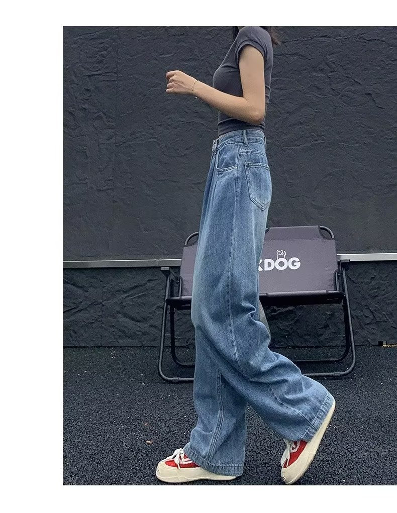 Casual Spring Summer Plus Size Cotton Jean For Women
